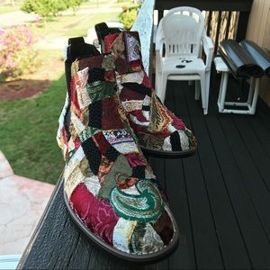 Hand Crafted Patchwork Boots-MSG 4 CUSTOM SIZES